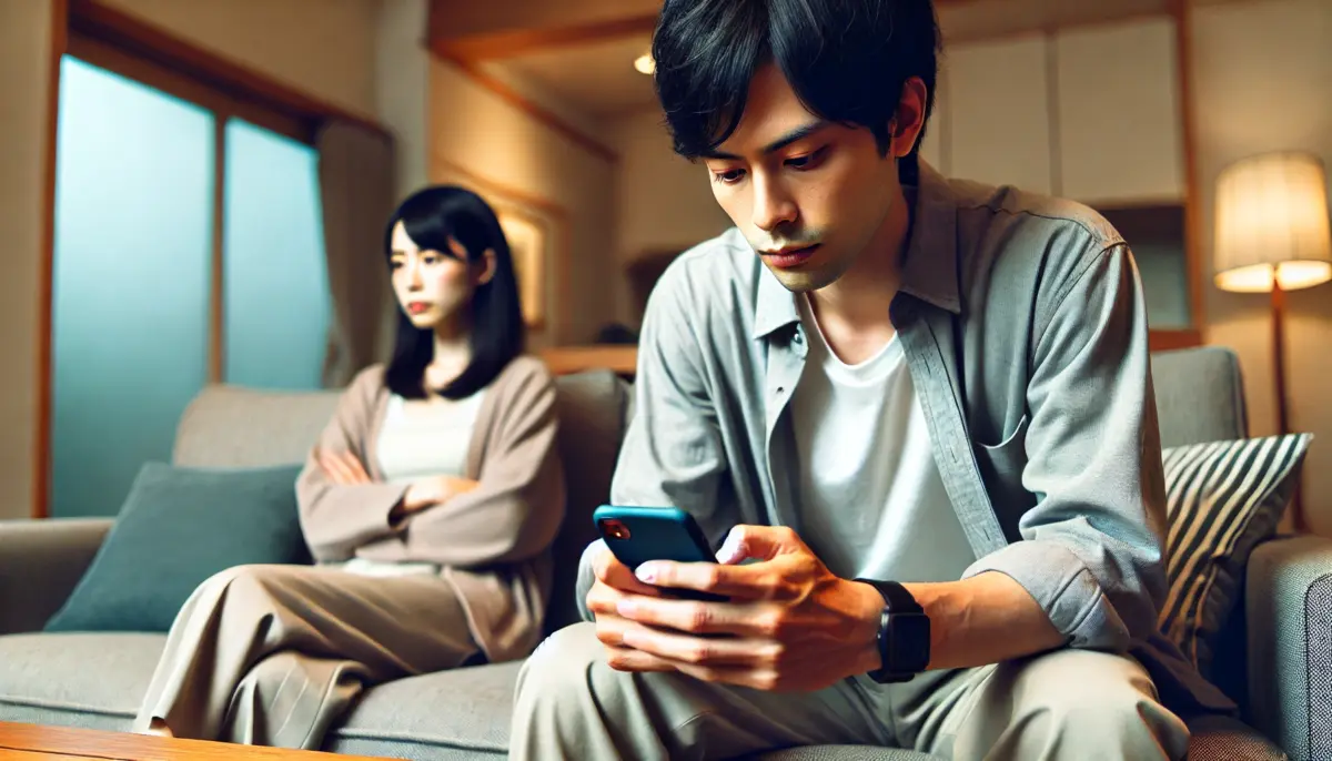 携帯ばかりいじる旦那の心理を解説！会話がない夫への対処法