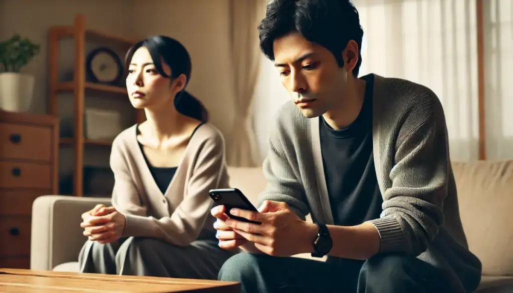スマホばかりで会話がない夫の心理