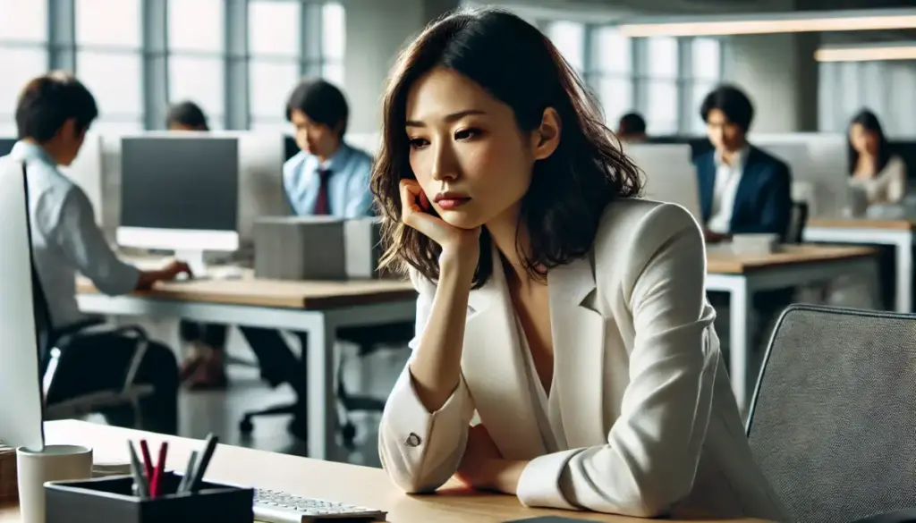 女性の不機嫌を表に出す人への職場での対応策