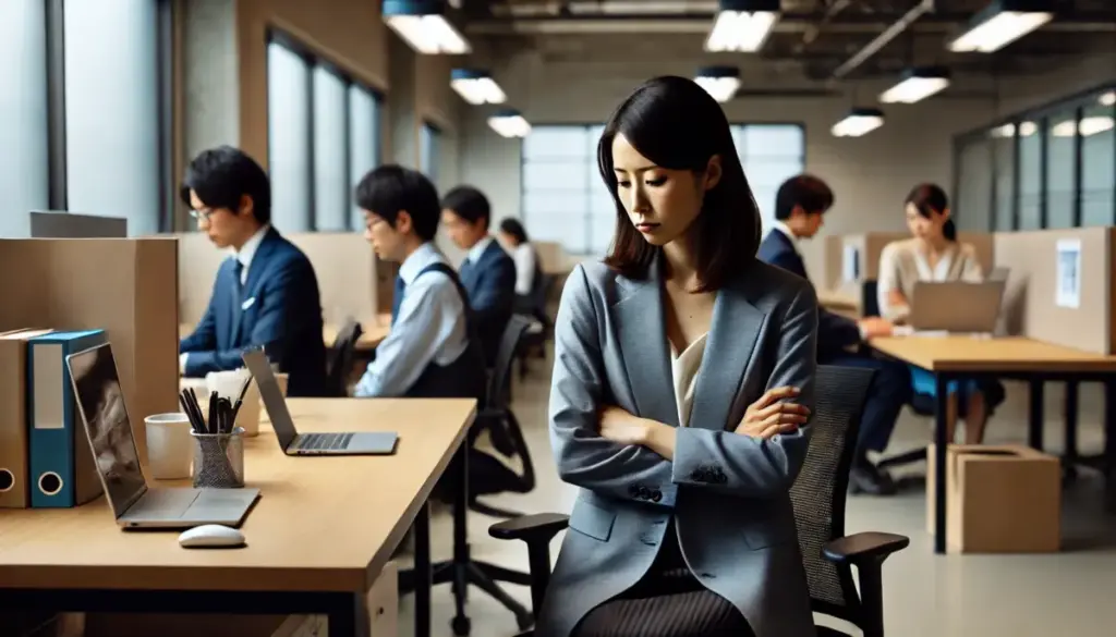職場で不機嫌を表に出す人(女性)の特徴と心理