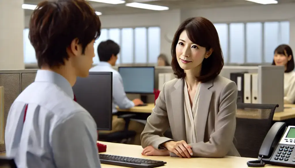 職場で年上女性をからかう男性心理とは