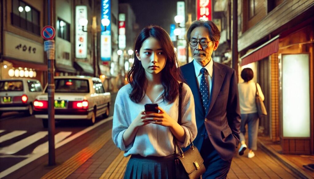 知らないおじさんが絡んでくる不快感